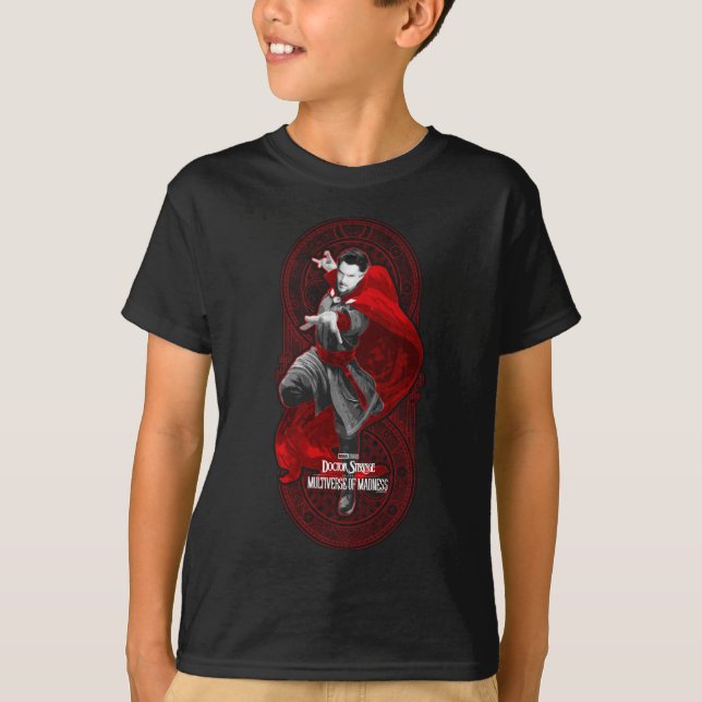 Doctor Strange Mystic Art Nouveau Graphic T-Shirt (Front)