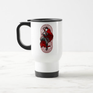 Doctor Strange Mystic Art Nouveau Graphic Travel Mug