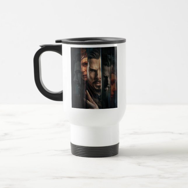Doctor Strange & Scarlet Witch Alternates Poster Travel Mug (Left)