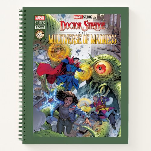 Doctor Strange Vs Gargantos Homage Comic Cover Notebook