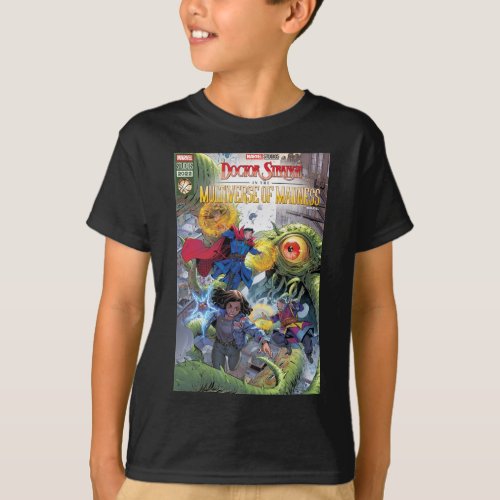 Doctor Strange Vs Gargantos Homage Comic Cover T_Shirt