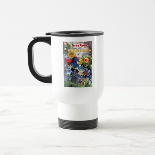 Doctor Strange Vs Gargantos Homage Comic Cover Travel Mug