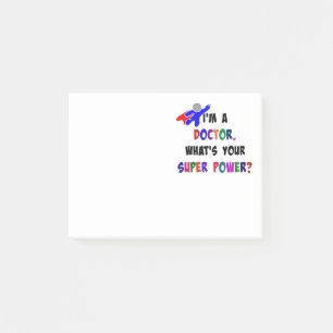 Doctor Superhero custom design Post-it Notes