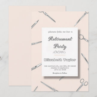 Doctor  Surgeon nurse retirement invitation