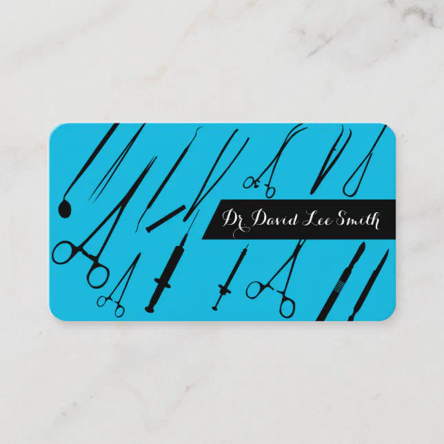 Doctor / Surgeon / Surgeon assistant Business Card | Zazzle