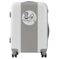 Doctor Tests Patient’s Feet With Stethoscope Luggage
