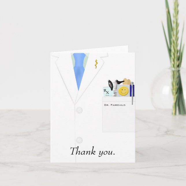 Doctor Thank You Card (Front)