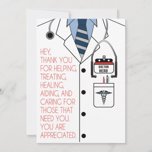 Doctor Thank You Card