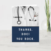 Doctor Thank You Card | Zazzle