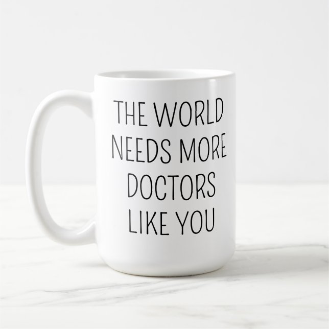 Doctor Thank you Gift, Personalized Doctor Coffee  Mug (Left)