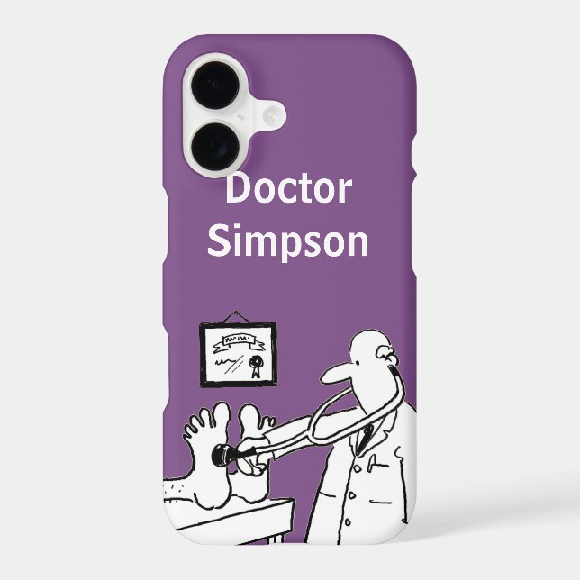 Doctor Theme Cartoon Iphone Case (Back)