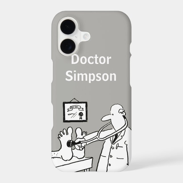 Doctor Theme Cartoon Iphone Case (Back)