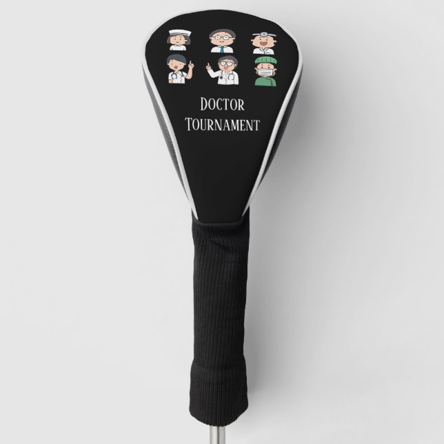 Doctor Tournament  with Medical Staff  Golf Head Cover (Front)