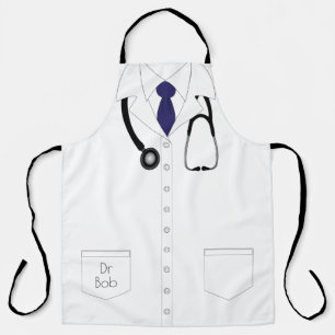 Doctor Uniform with Stethoscope Novelty Apron