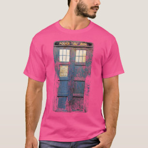Doctor Who Cosplay Tardis Distressed Time-Travelle T-Shirt