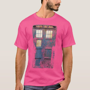 Doctor Who Cosplay Tardis Distressed Time-Travelle T-Shirt