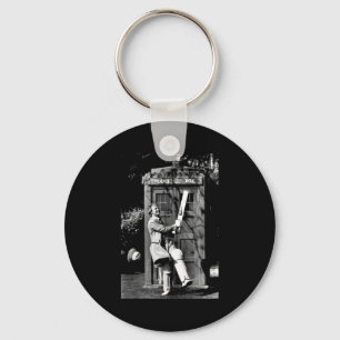 Doctor Who Peter Davison Cricket Tardis 1981 Tank  Keychain