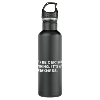 Doctor Who Quote      Stainless Steel Water Bottle