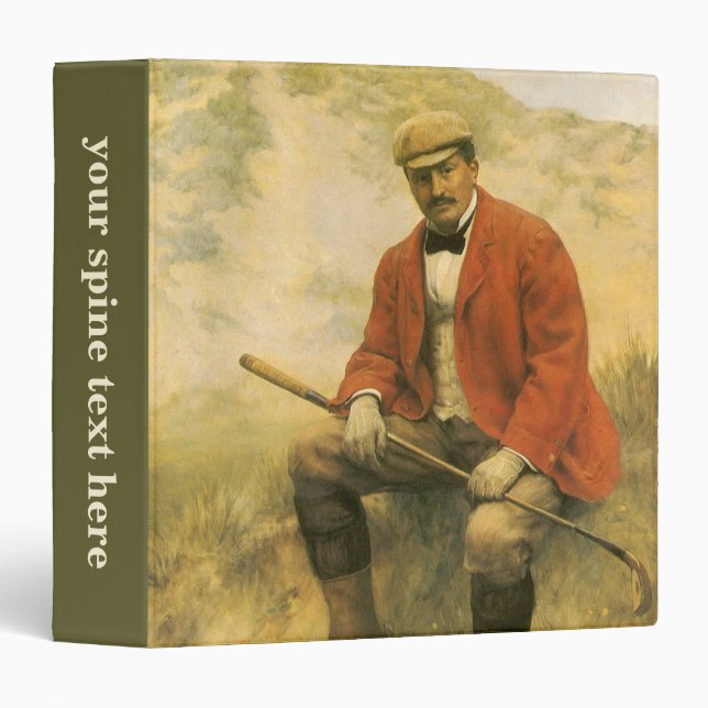 Doctor William Laidlaw Purves Portrait by Collier 3 Ring Binder (Front/Spine)