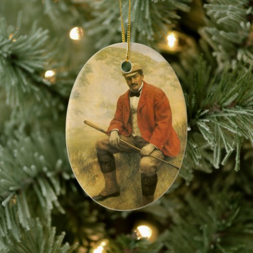 Doctor William Laidlaw Purves Portrait by Collier Ceramic Ornament