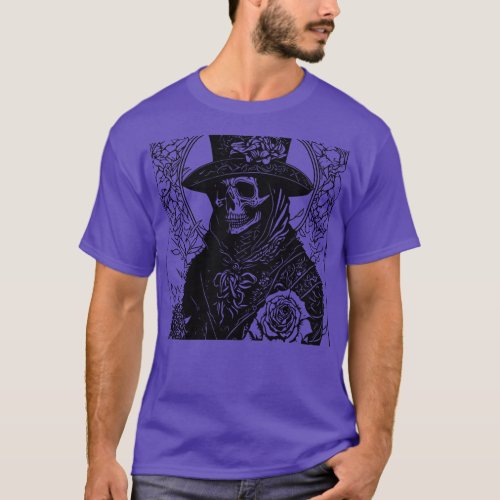 Doctor with roses and floral motifs T_Shirt