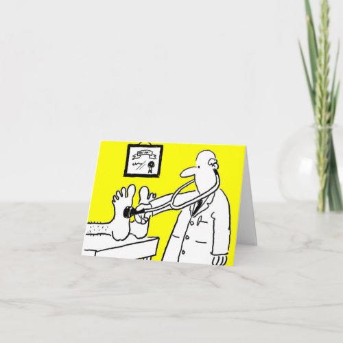 Doctor with Stethoscope Card