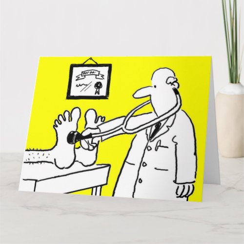 Doctor with Stethoscope Card