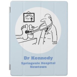 Doctor with Stethoscope Checking Feet iPad Smart Cover