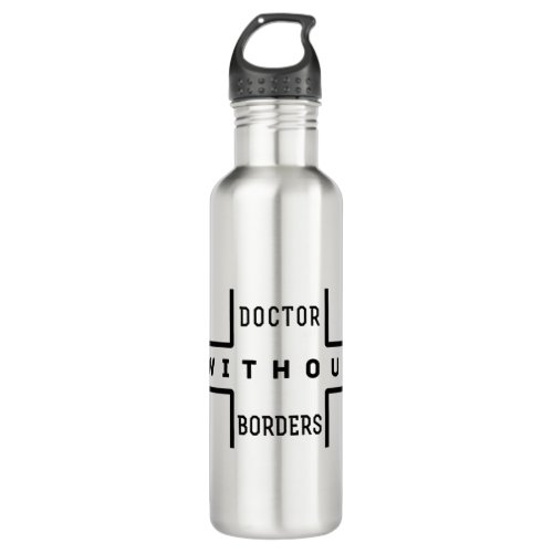 Doctor without borders stainless steel water bottle