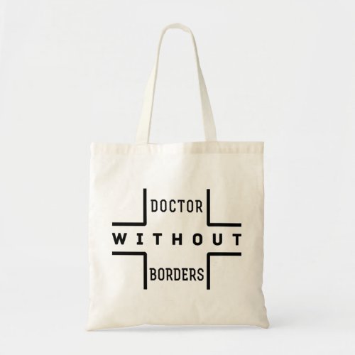 Doctor without borders tote bag