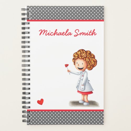 Doctor Woman with Reflex Hammer Personalized Planner