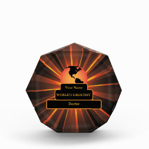Doctor World's Greatest Custom Gold Award