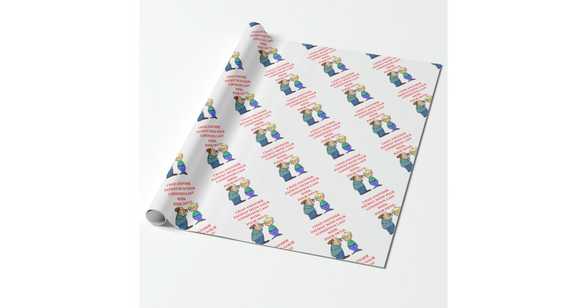 DOCTOR WRAPPING PAPER Zazzle