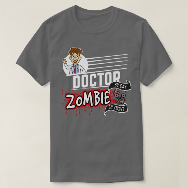 Doctor Zombie by night 1 T-Shirt (Design Front)