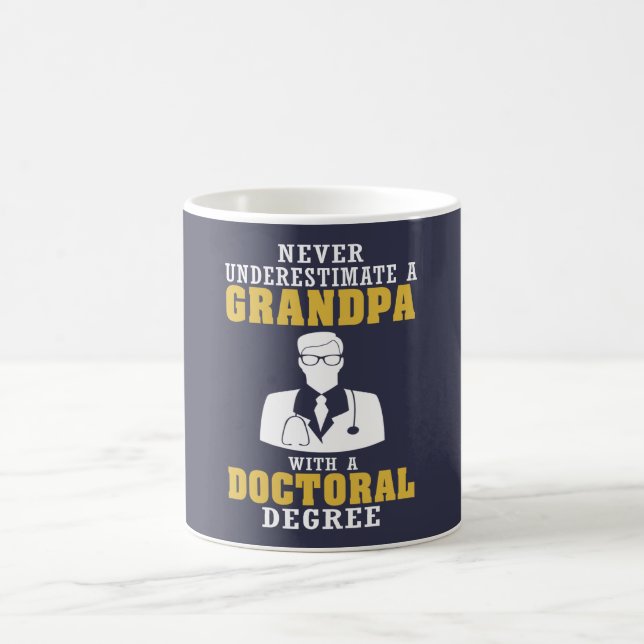 Doctoral Degree Grandpa Coffee Mug (Center)
