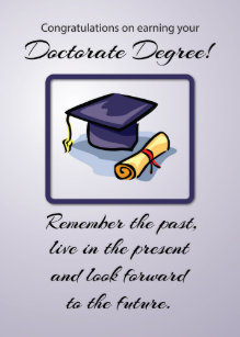 doctorate degree cards zazzle