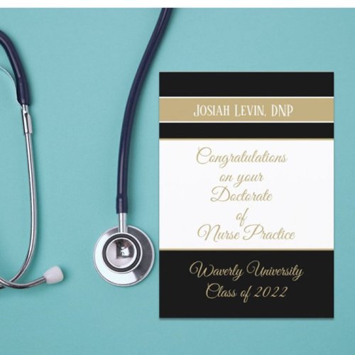  Doctorate of Nurse Practice grad card 