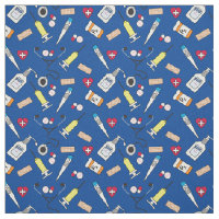 Doctor's and Nurse's Supplies Cute Fabric