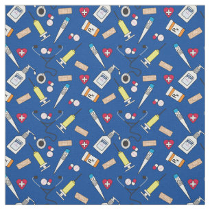 Doctor's and Nurse's Supplies Cute Fabric