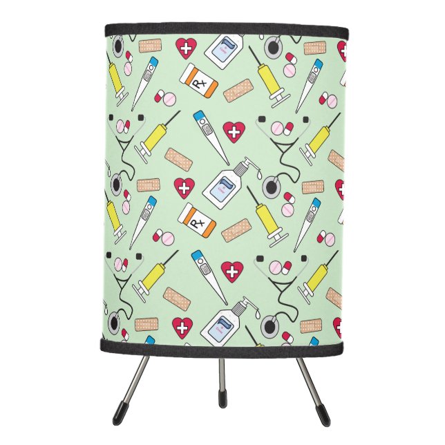 Doctor's and Nurse's Supplies Cute Tripod Lamp (Front)
