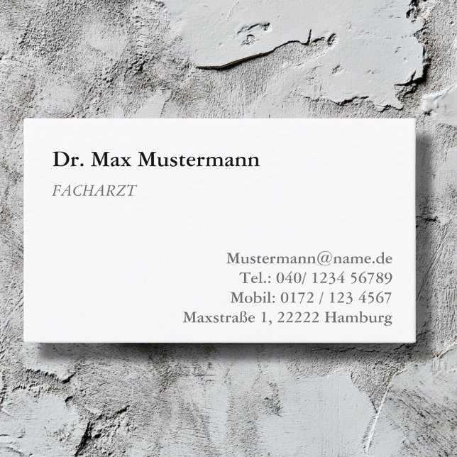 doctor's business card (Creator Uploaded)