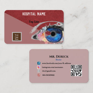 Doctor's business card