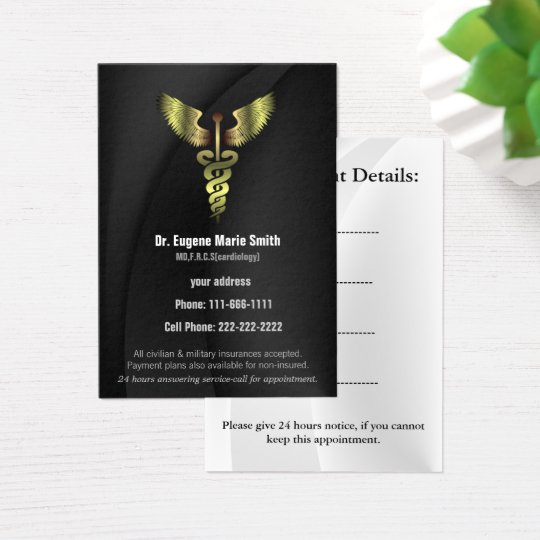 doctors business card