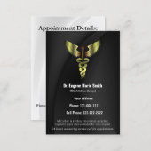 Doctors business card with appointment (Front/Back)