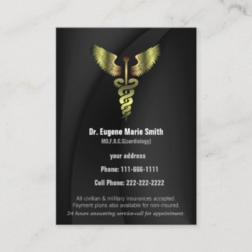 Doctors business card with appointment