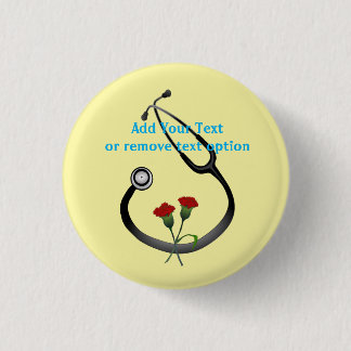 Doctor's Day Stethoscope  Button