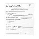 Doctors Excuse Notepad