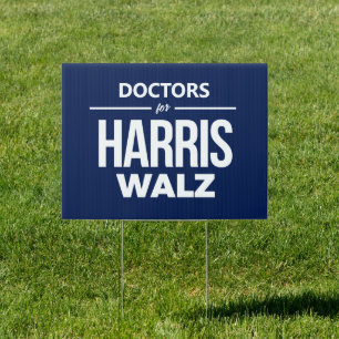 Doctors for Harris Walz Sign