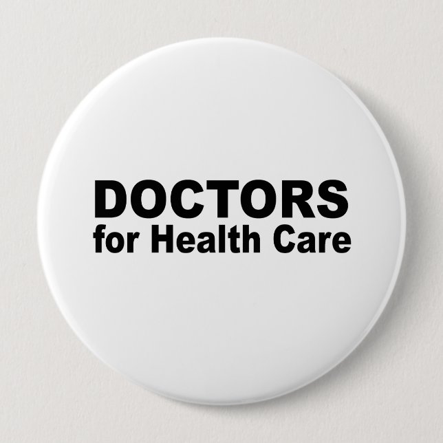 Doctors for health care button (Front)