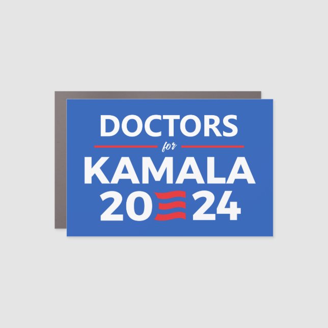 Doctors for Kamala Harris Car Magnet (Front)